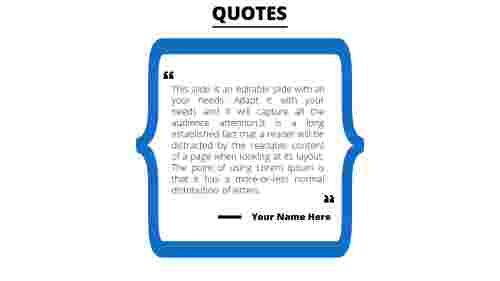 powerpoint quote template-Arctic Powerpoint-Quote Template